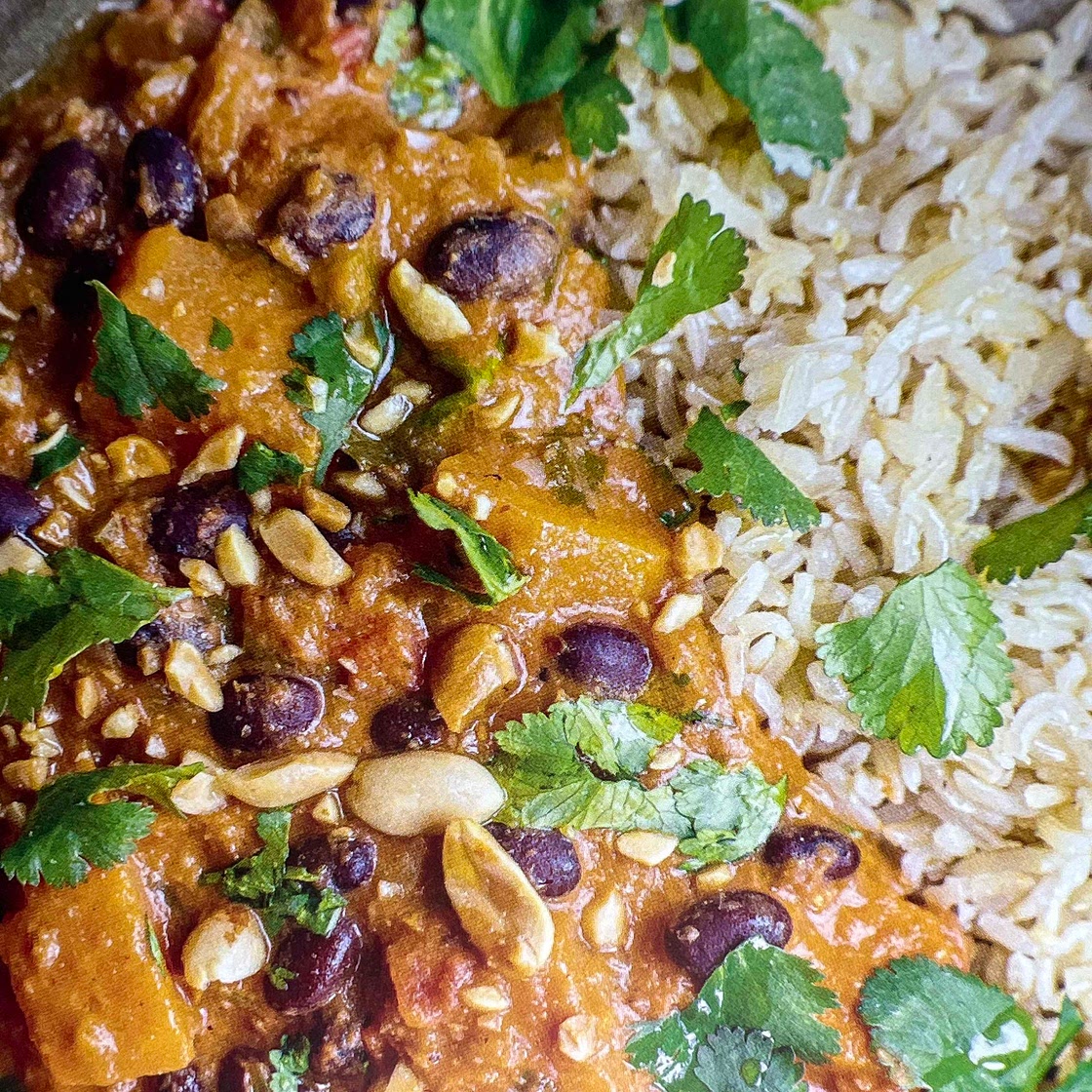 West African-inspired peanut stew 