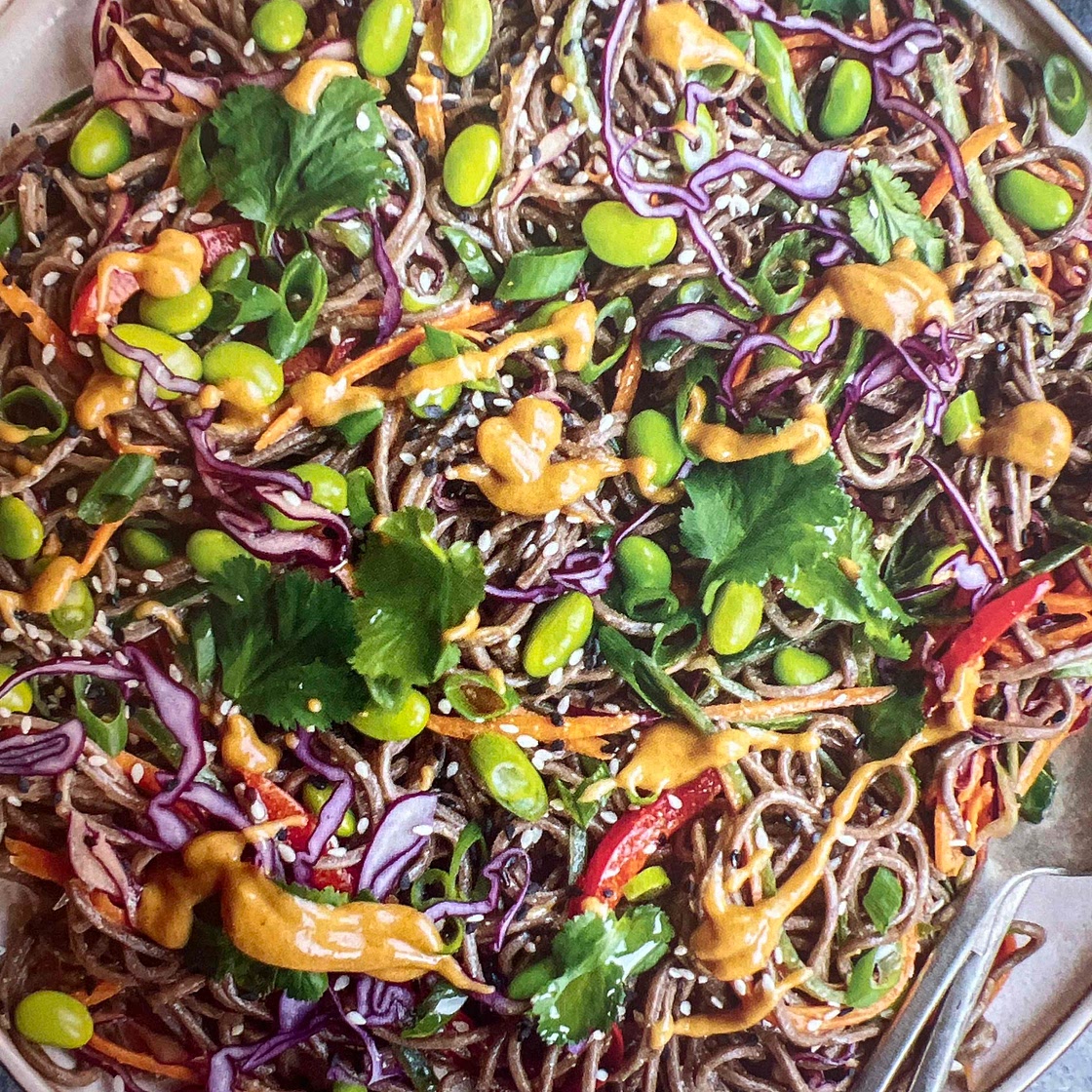 Rainbow Noodle Salad