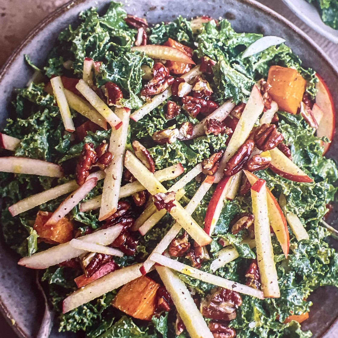 Kale, Apple & Fennel Salad with Avocado Dressing