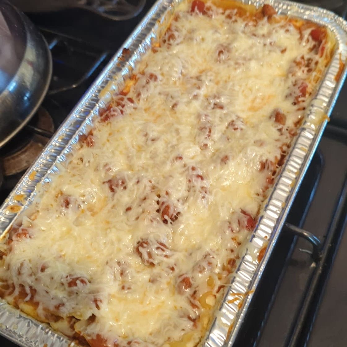 Meaty Lasagna with Cottage Cheese