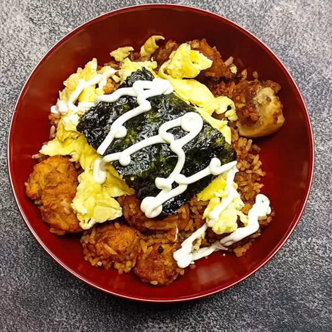 Chibap (Korean Chicken Mayo Rice)