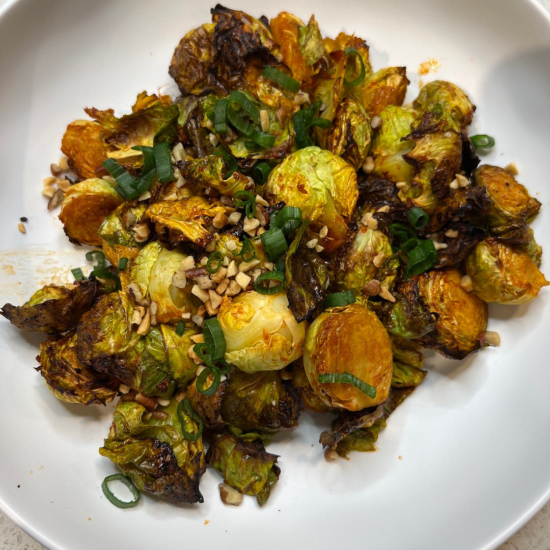 Air Fryer Gochujang Brussel Sprouts