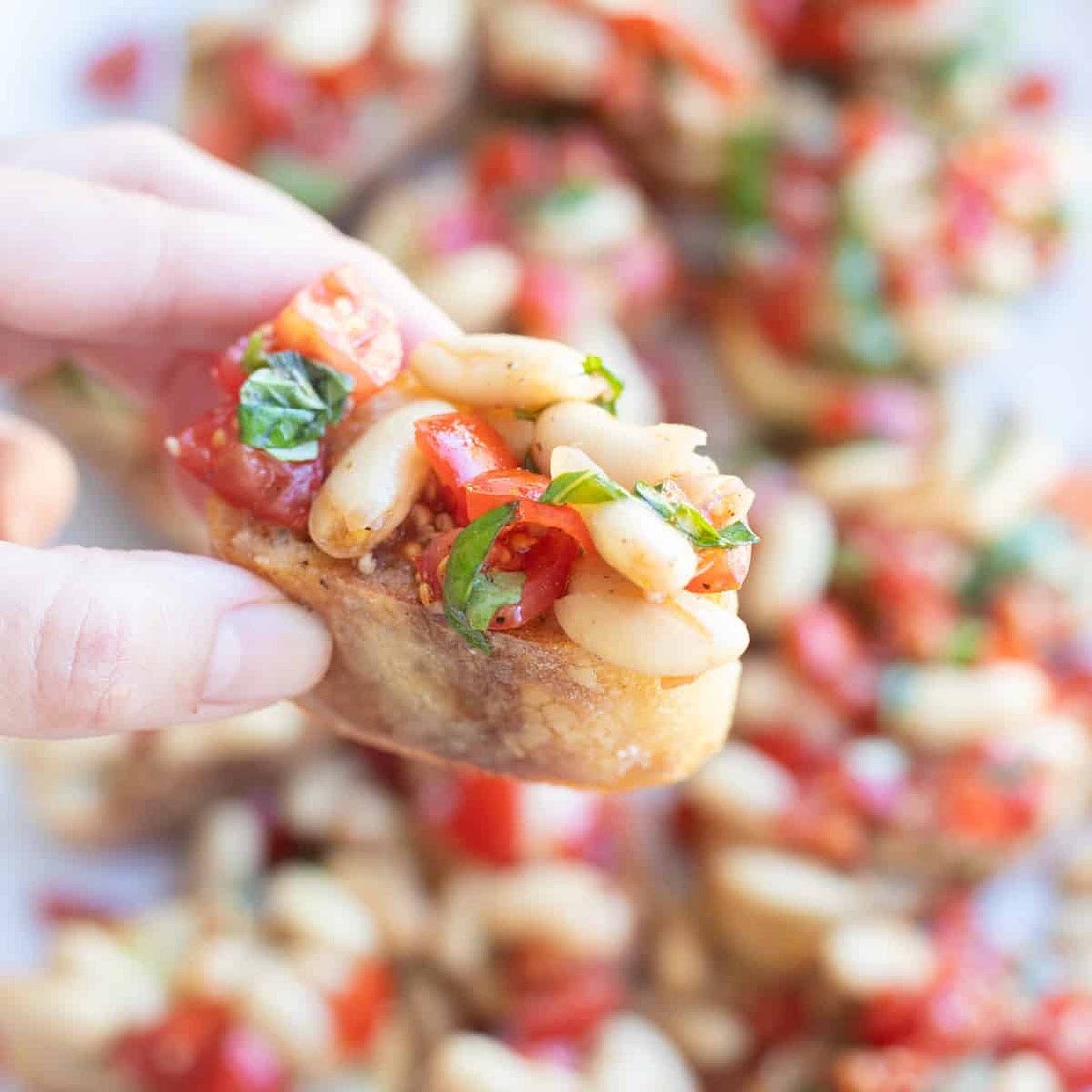 White Bean Bruschetta