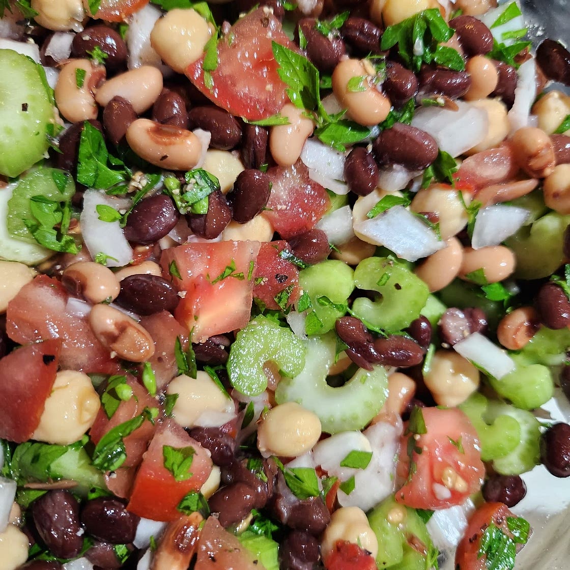 Black and White Summer Bean Salad