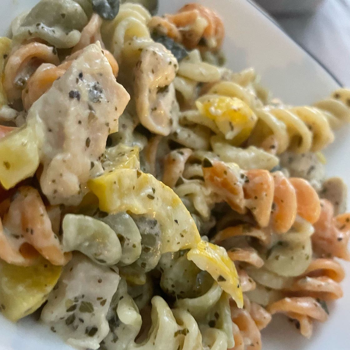Easy Pesto Chicken and Vegetables