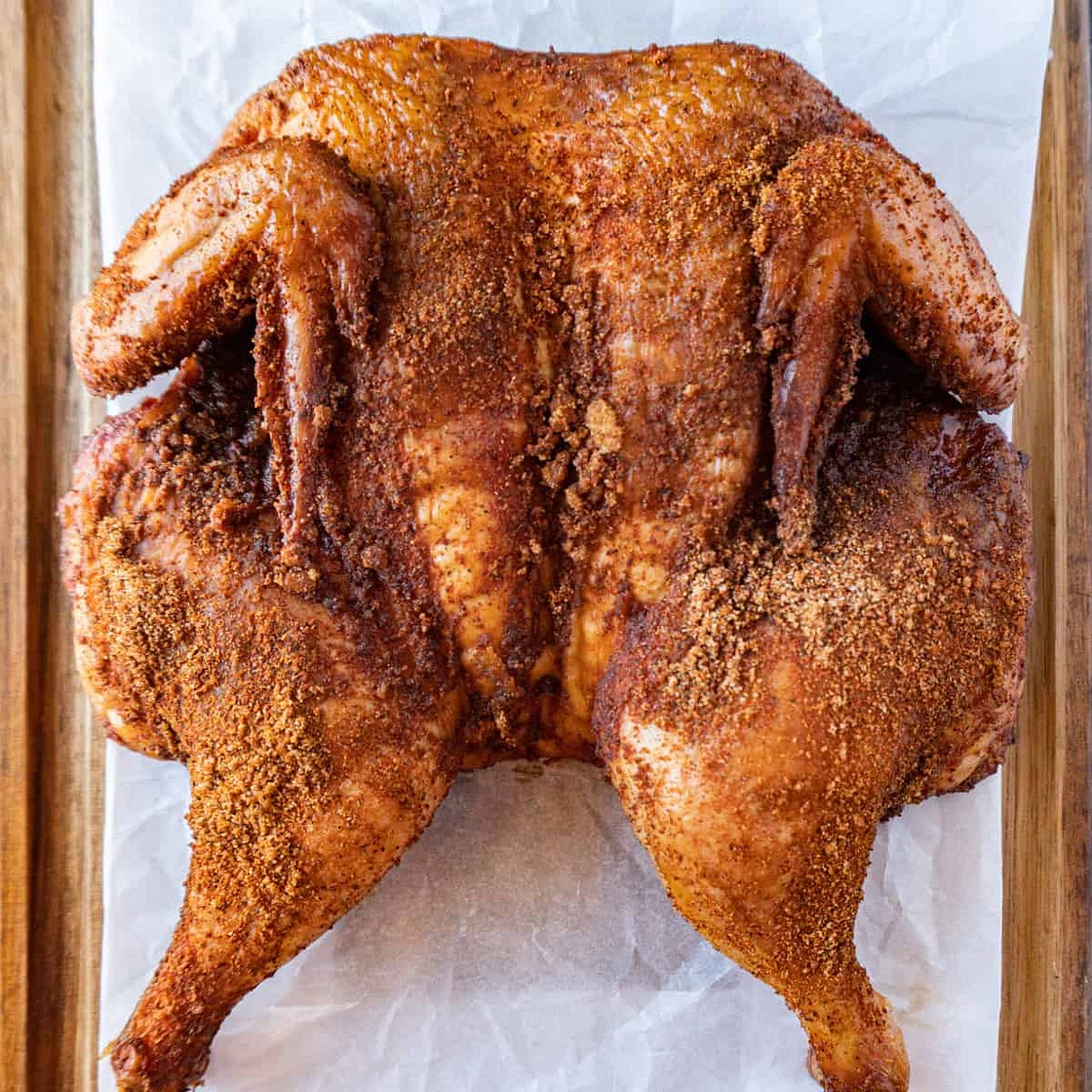 Smoked Spatchcock Chicken
