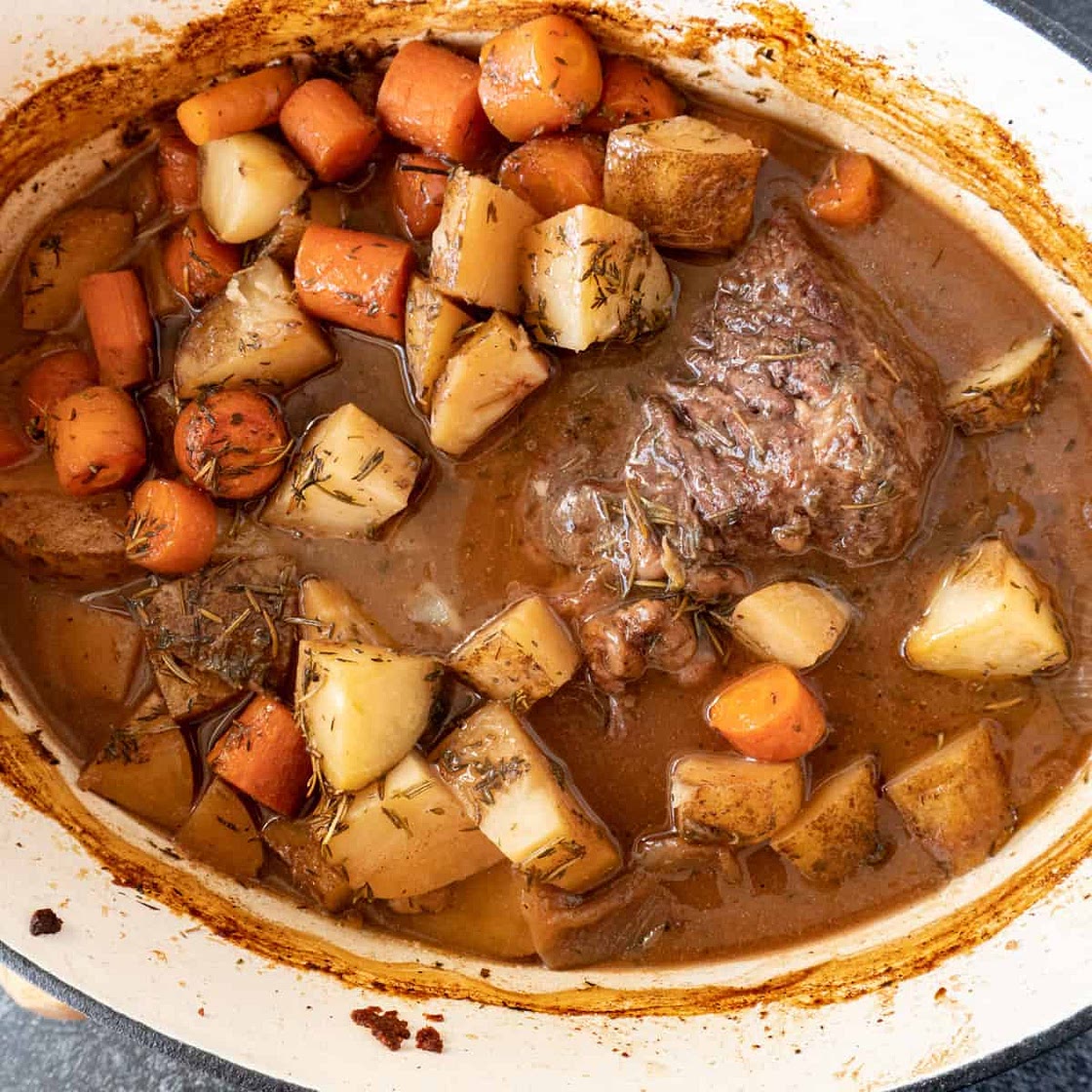 Chuck Roast in Oven