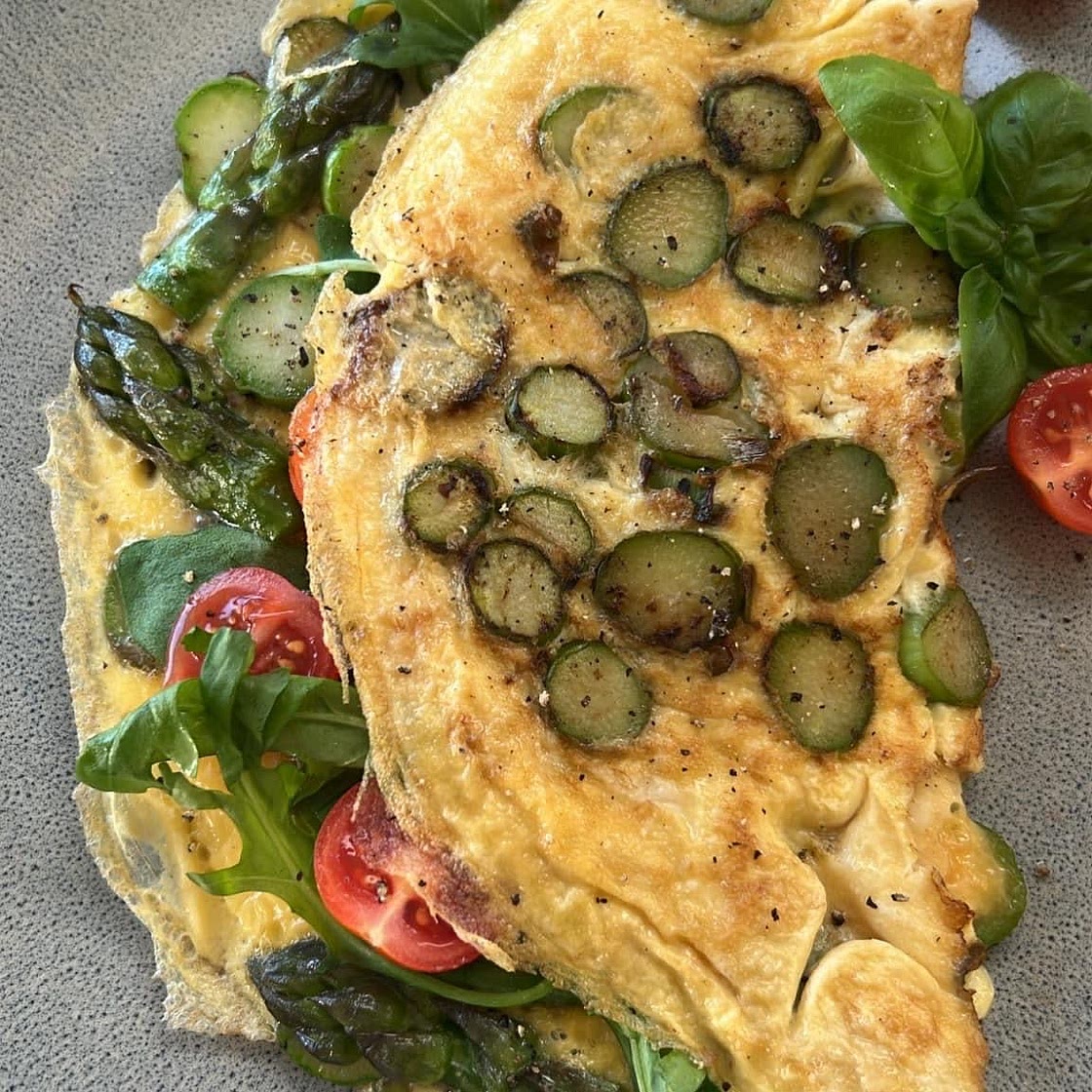 Omlet ze szparagami💓 Kasia Gurbacka 