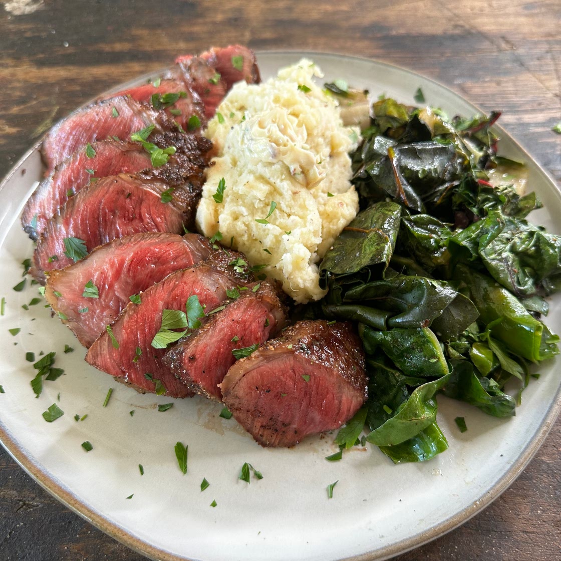 Wagyu Denver Steak with Marrow Butter