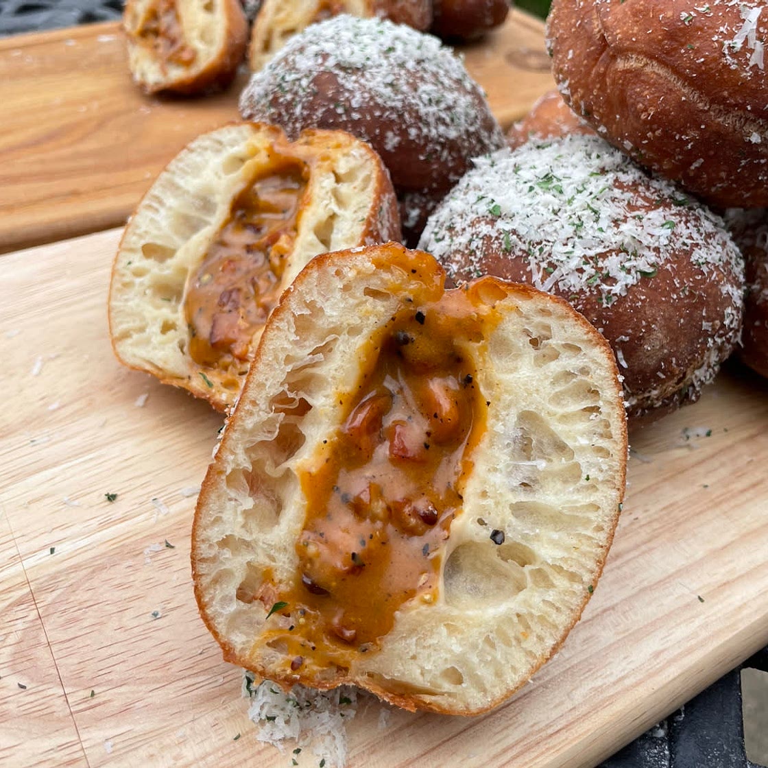 Carbonara Doughnuts