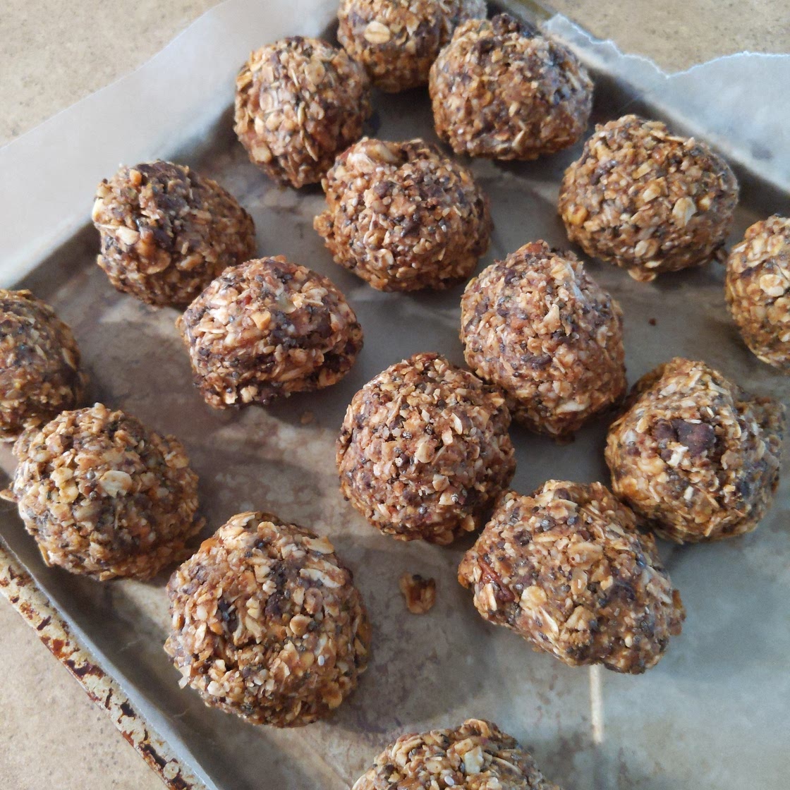 Coconut oat balls