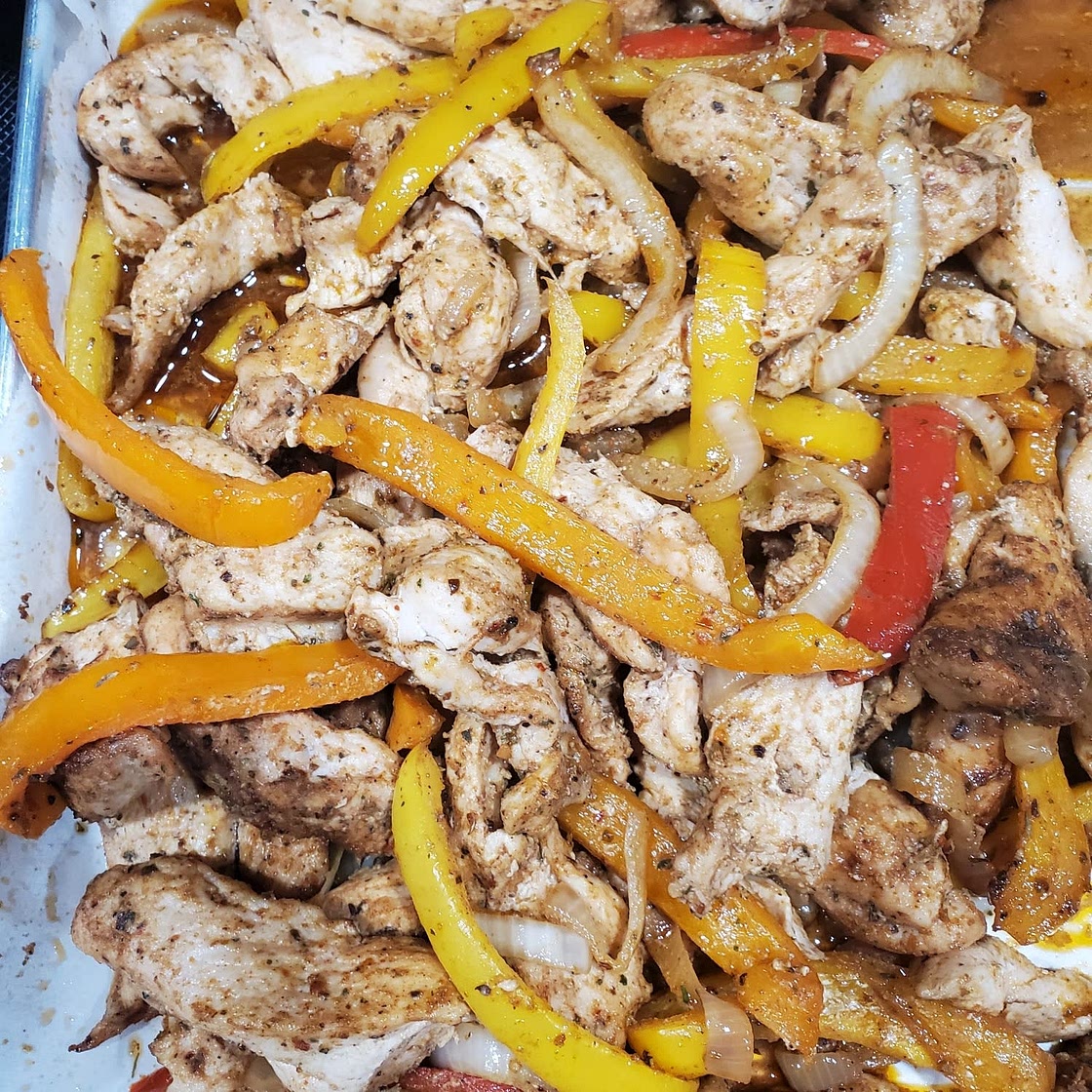 Sheet Pan Chicken Fajitas