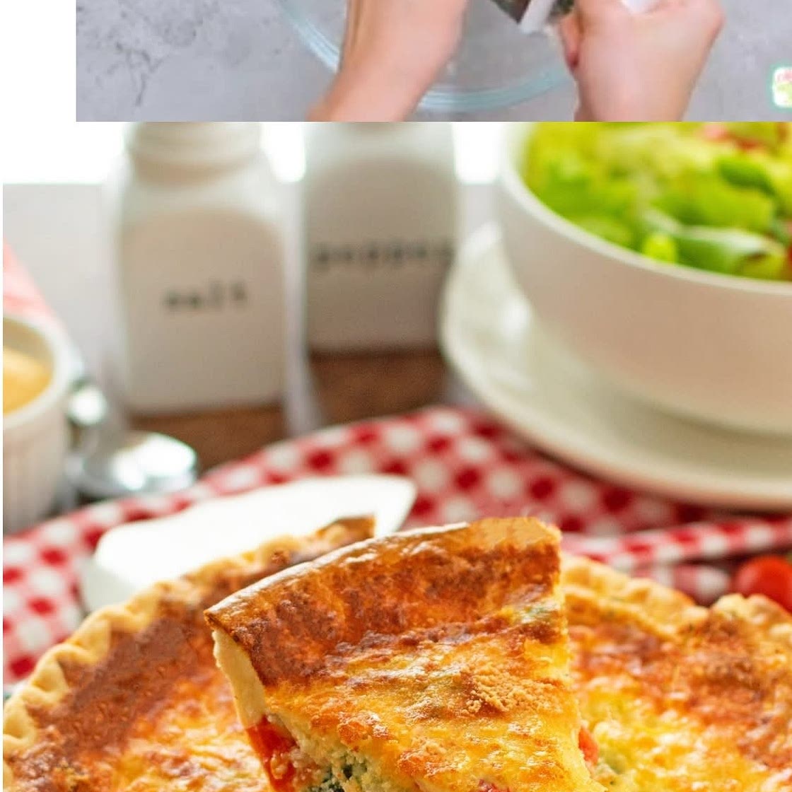 Ricotta Spinach Quiche - melissassouthernstylekitchen.com