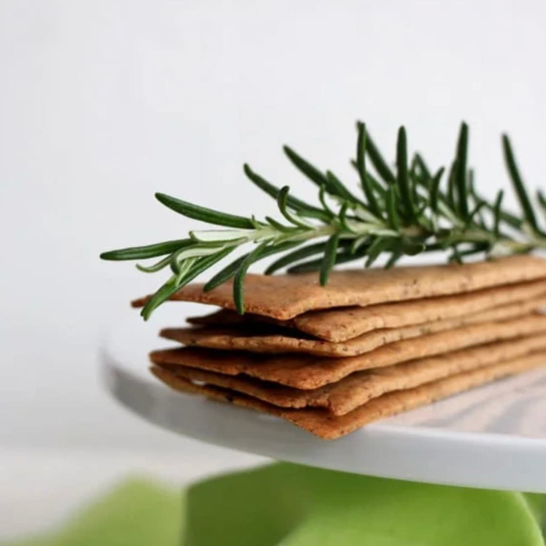 Rosemary & Fennel Buckwheat Crackers