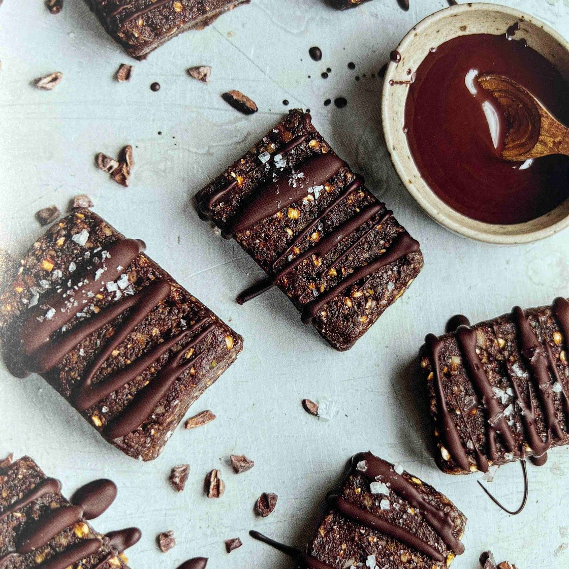 Raw Brownie Protein Bars