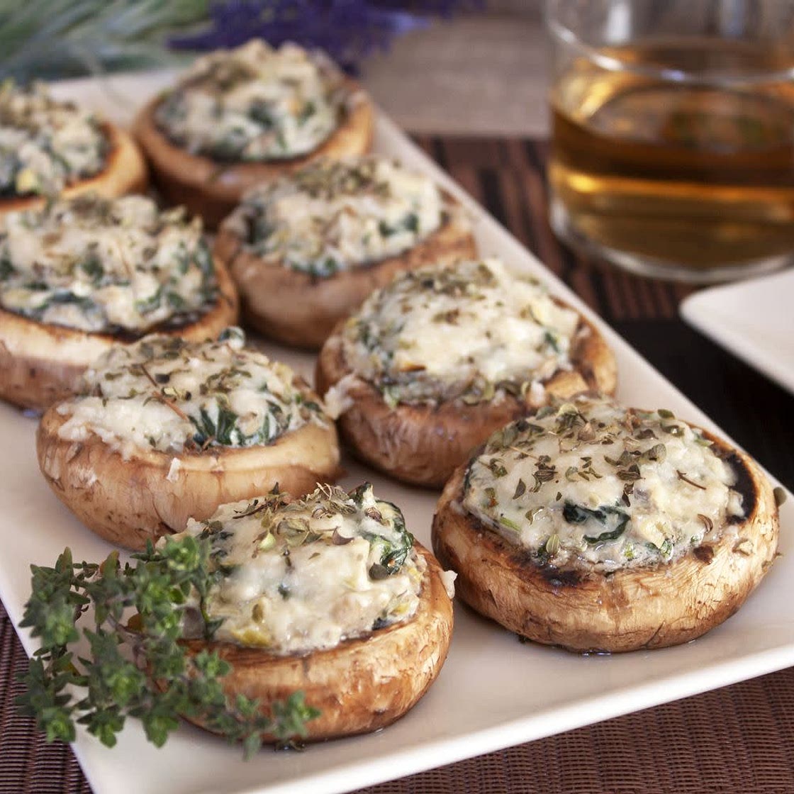 Champiñones rellenos