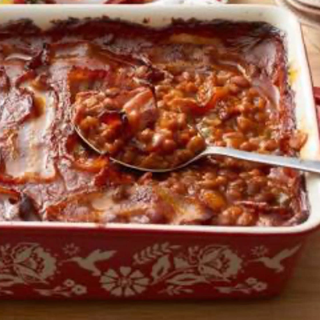 Summer baked beans