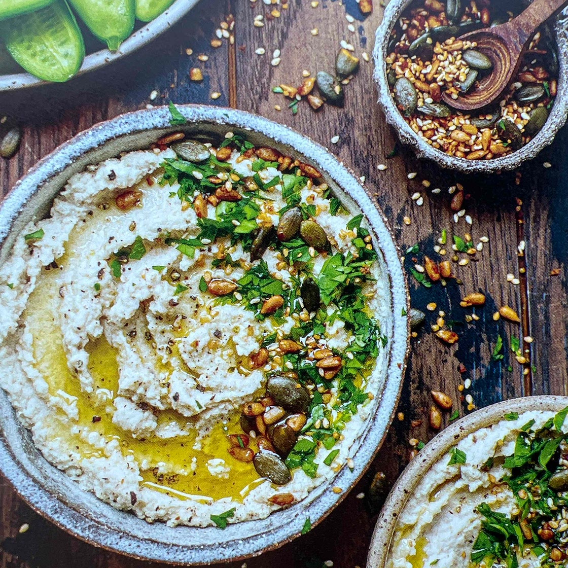 Roasted cauliflower & butter bean dip 
