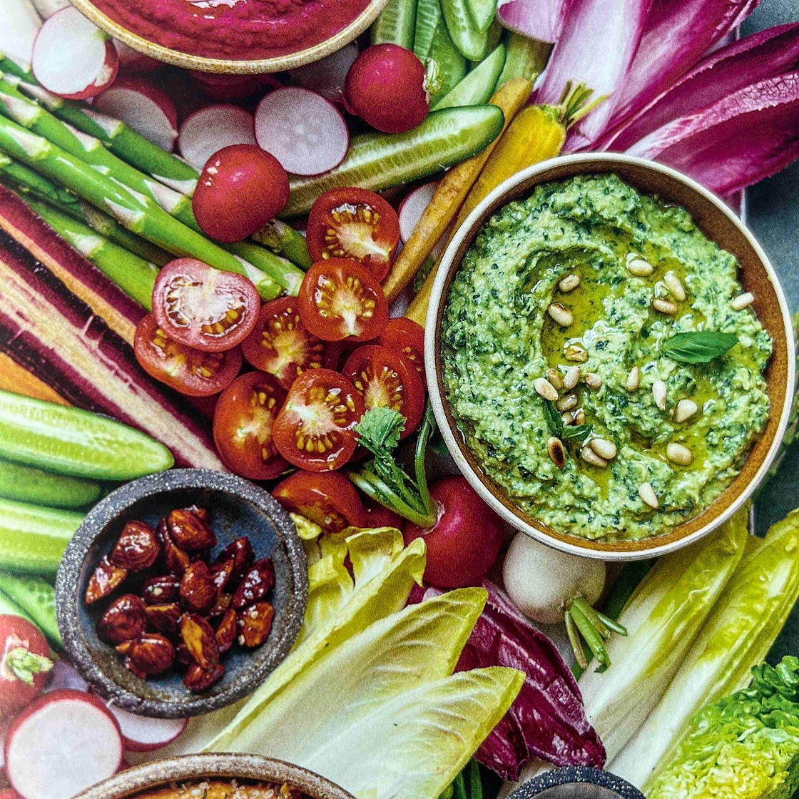 Kale pesto dip