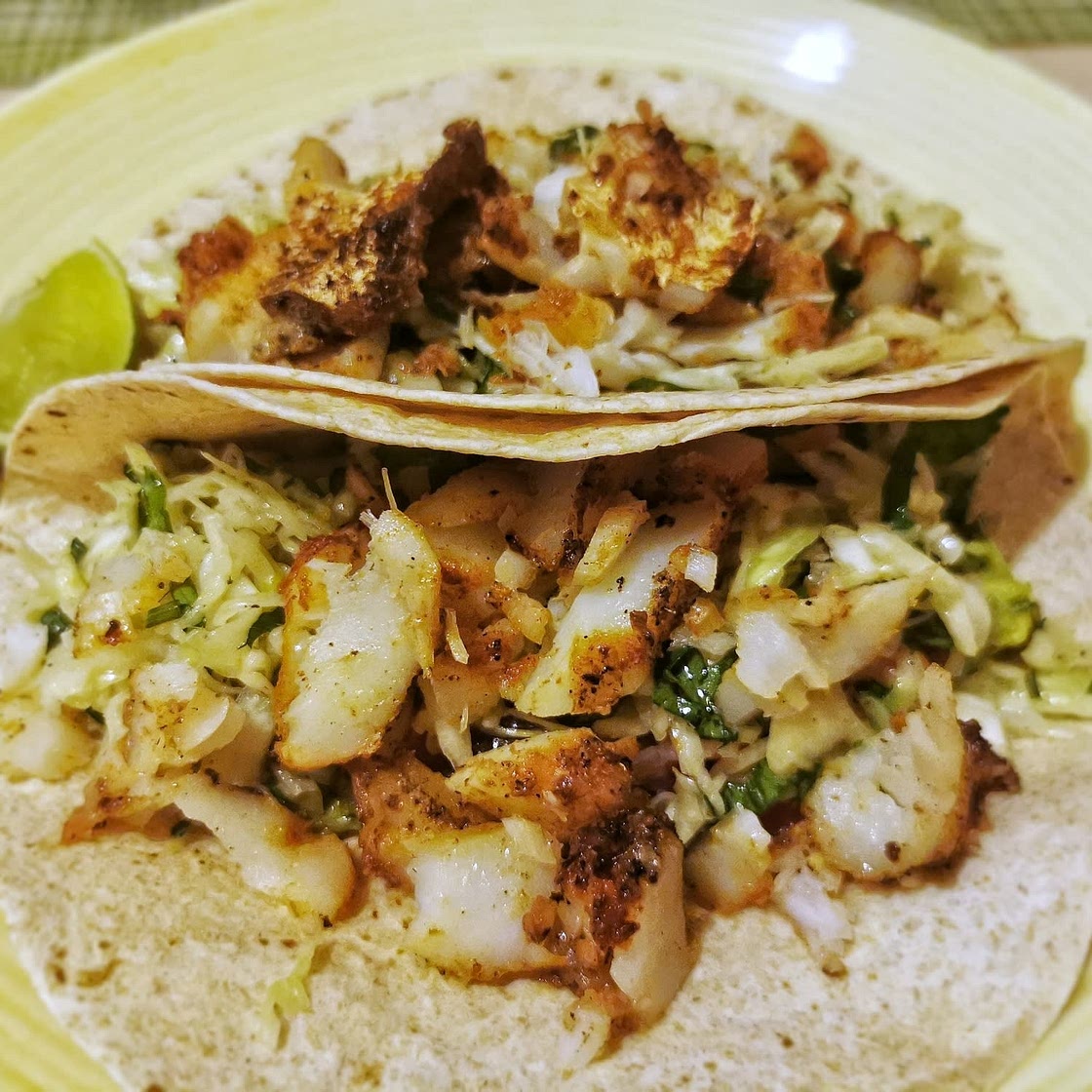 Epic Baja Fish Tacos with Avocado Crema