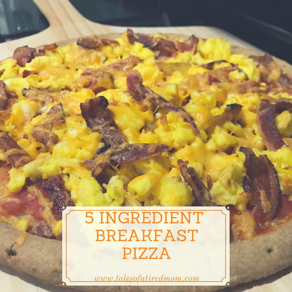 5 ingredient Breakfast Pizza