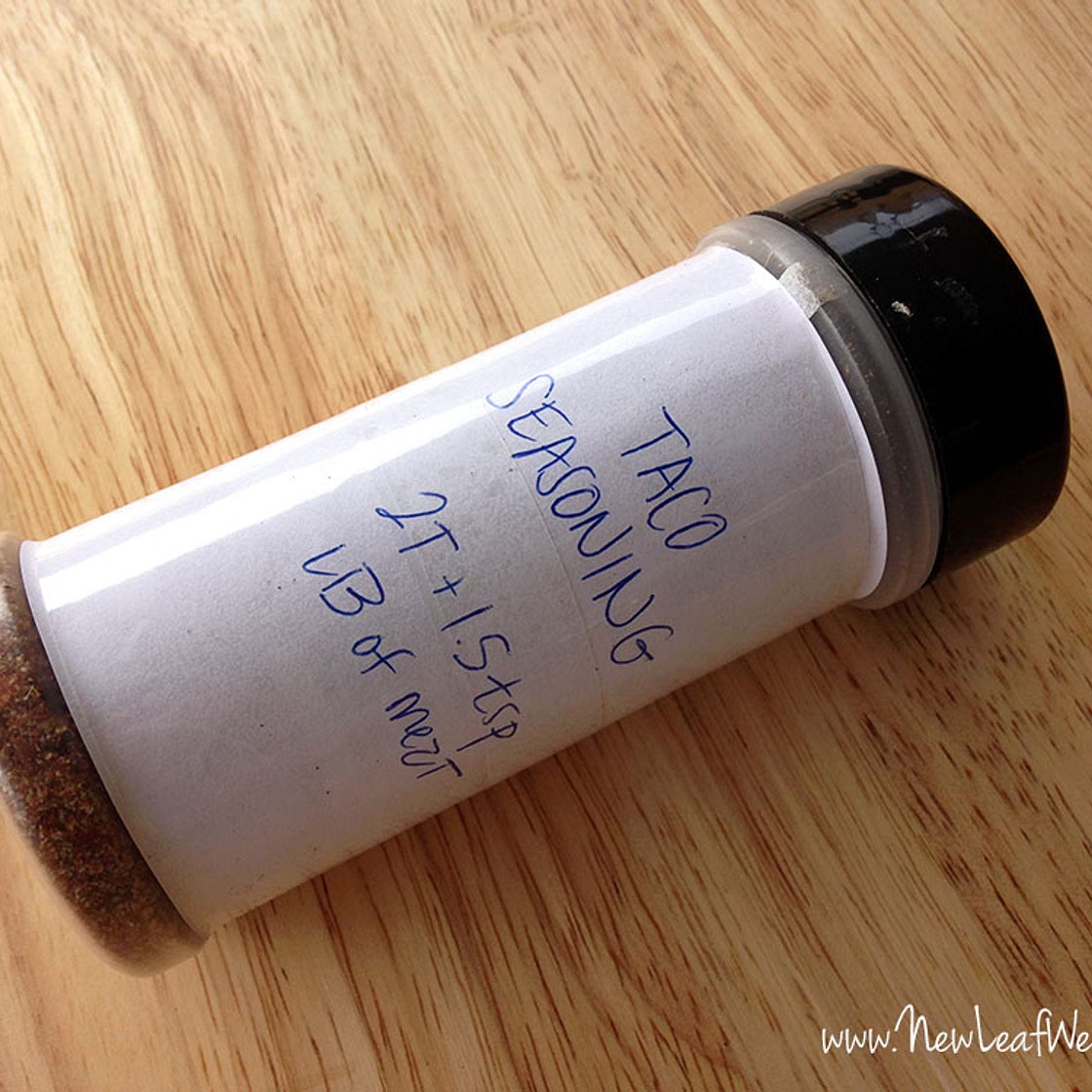 Homemade taco seasoning mix | The Family Freezer