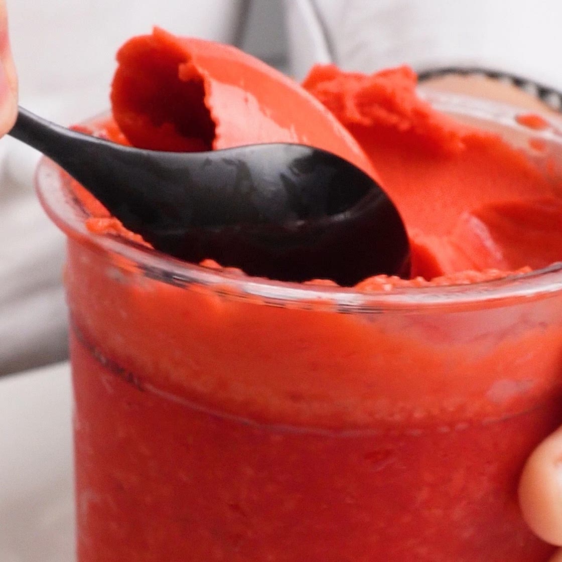 Sorbetto alla fragola