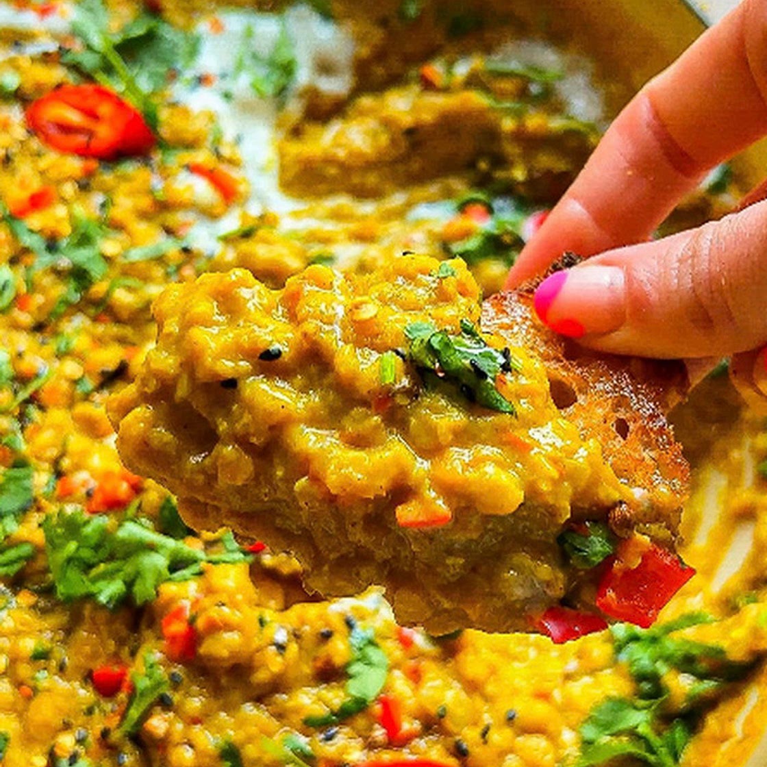 One Pan Coconut Dal