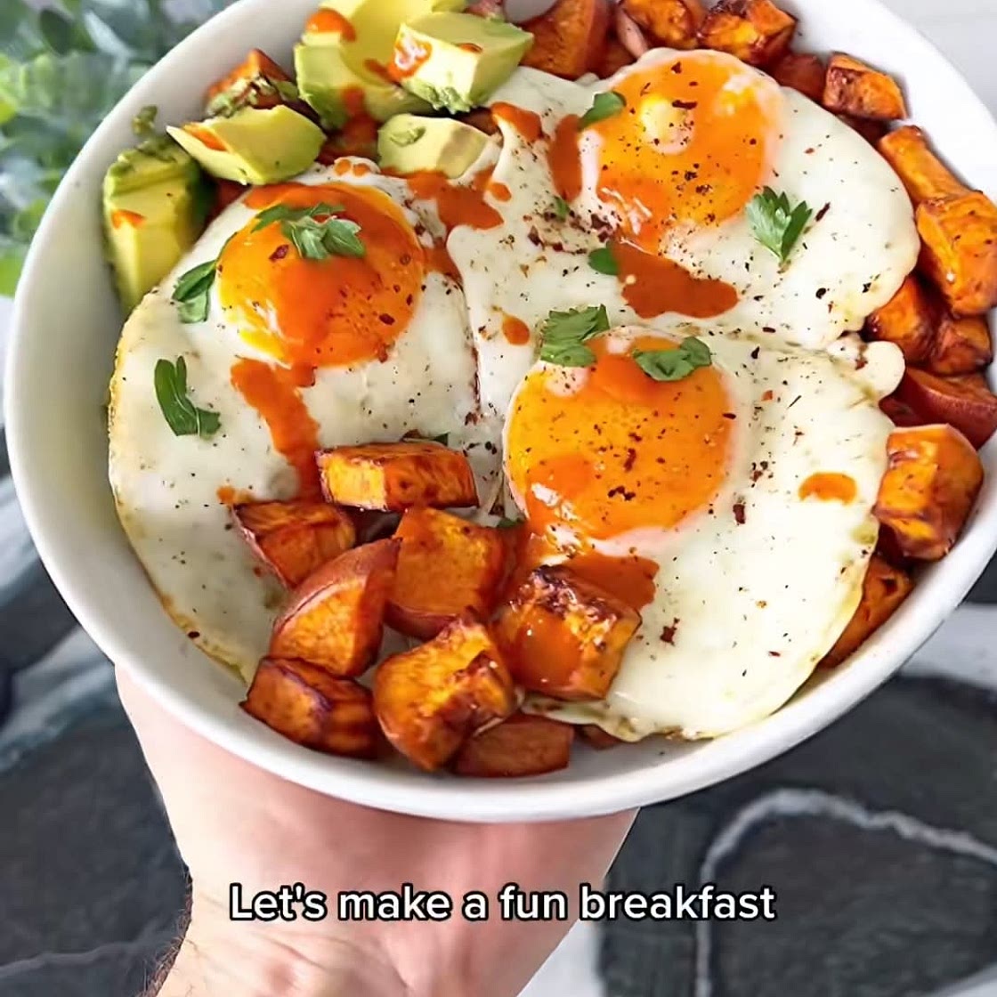 Sweet potato breakfast bowl