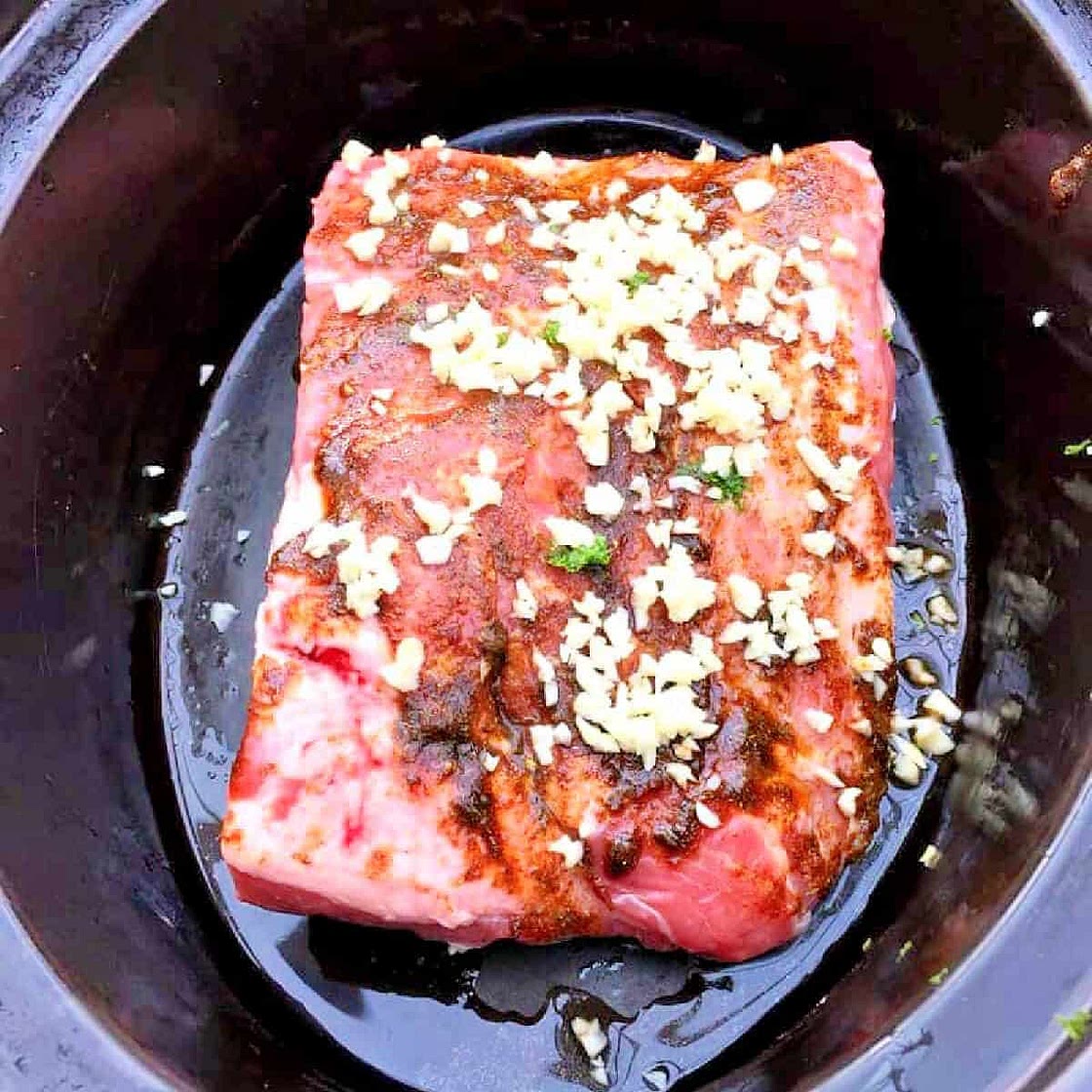 Slow Cooker Lamb with Cumin, Garlic, Lemon and Lime