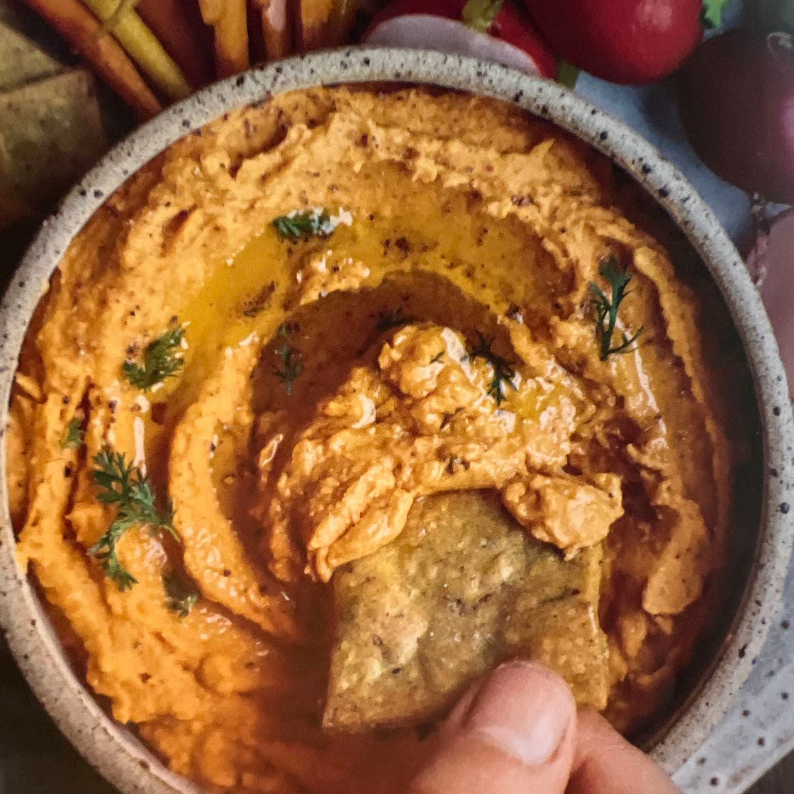 Pepper & Sun-dried tomato dip
