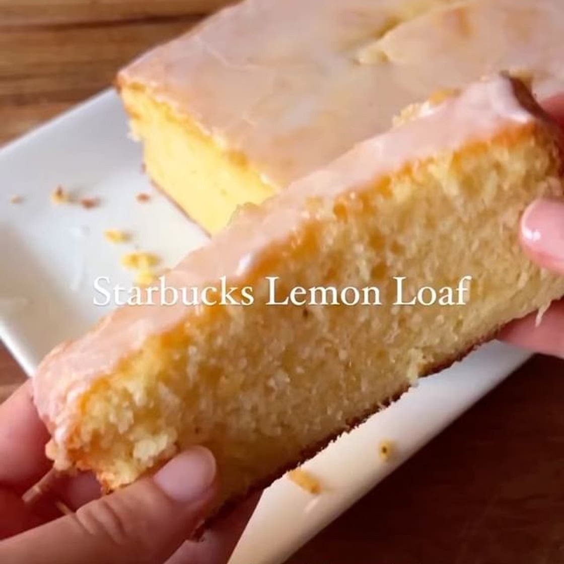Starbucks Lemon Loaf | RECIPE ⬇️ 🍋🍰