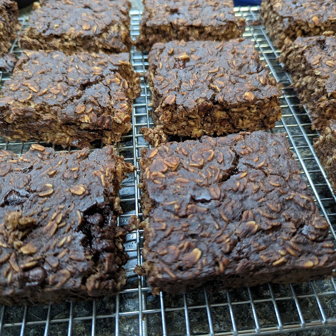 Banana Brownie Oatmeal Bars