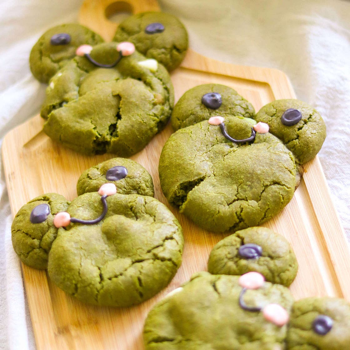 Mochi Matcha Cookies 