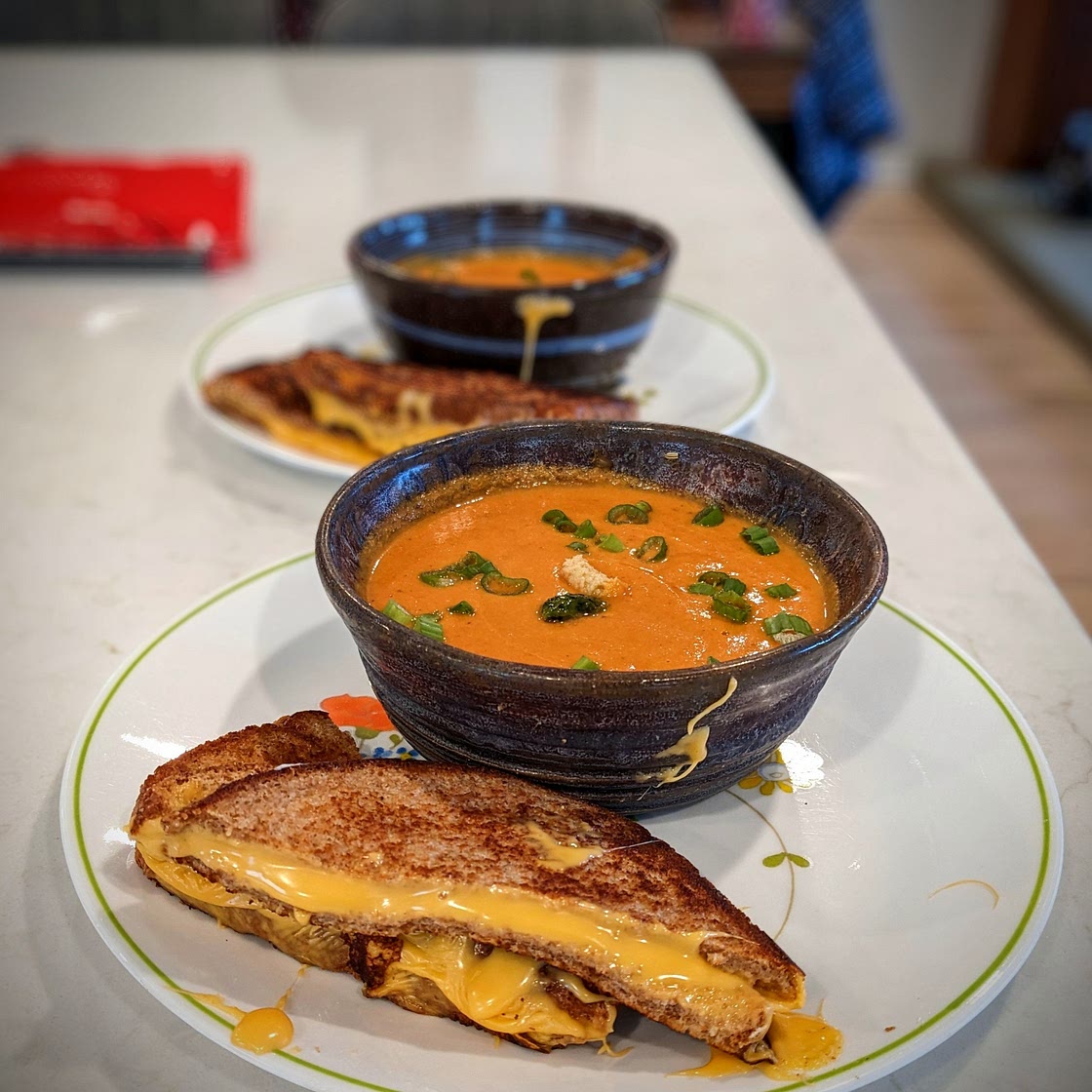 Manchow (Indian-spiced tomato soup)