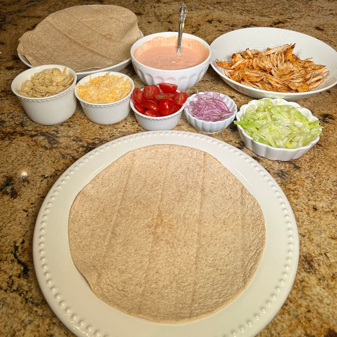 Crunchy Southwestern Chicken Wraps