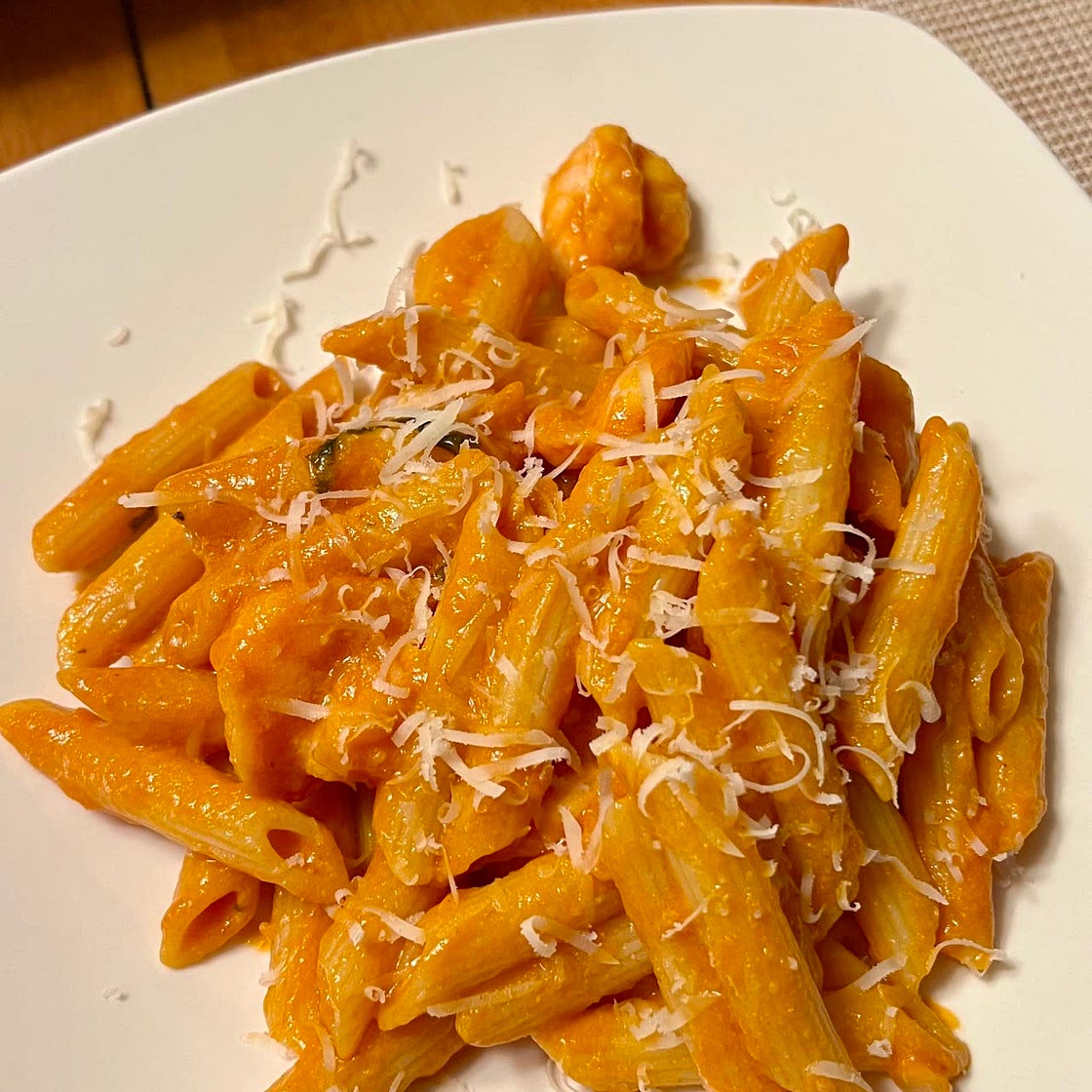 Bella’s Spicy Vodka Pasta 
