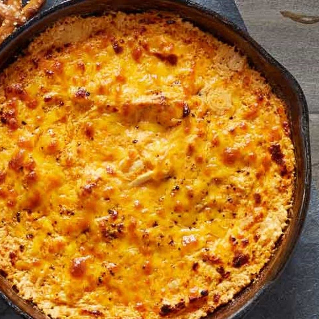 Buffalo Ranch Chicken Dip (Baked or Slow Cooker)