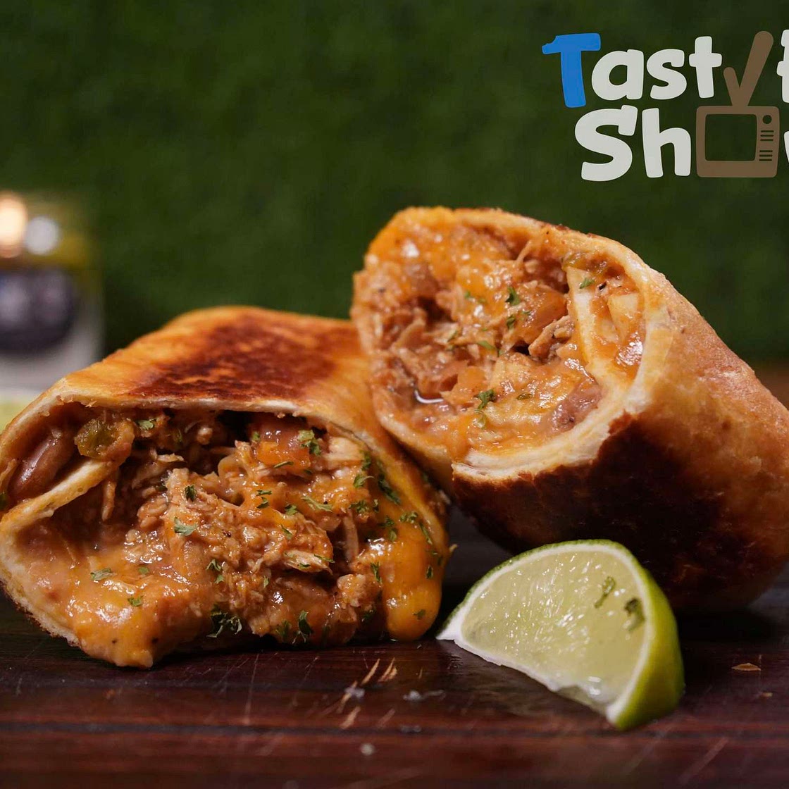 TastyFaShow's Homemade Chicken Chimichanga