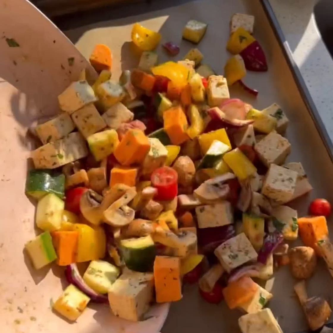 One Pan Mediterranean Dinner