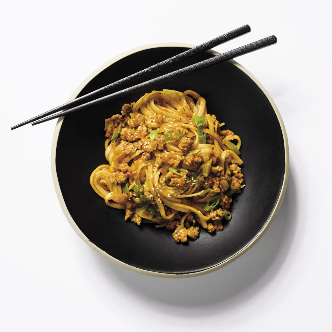Stir-Fry Noodles w/ Kimchi & Pork
