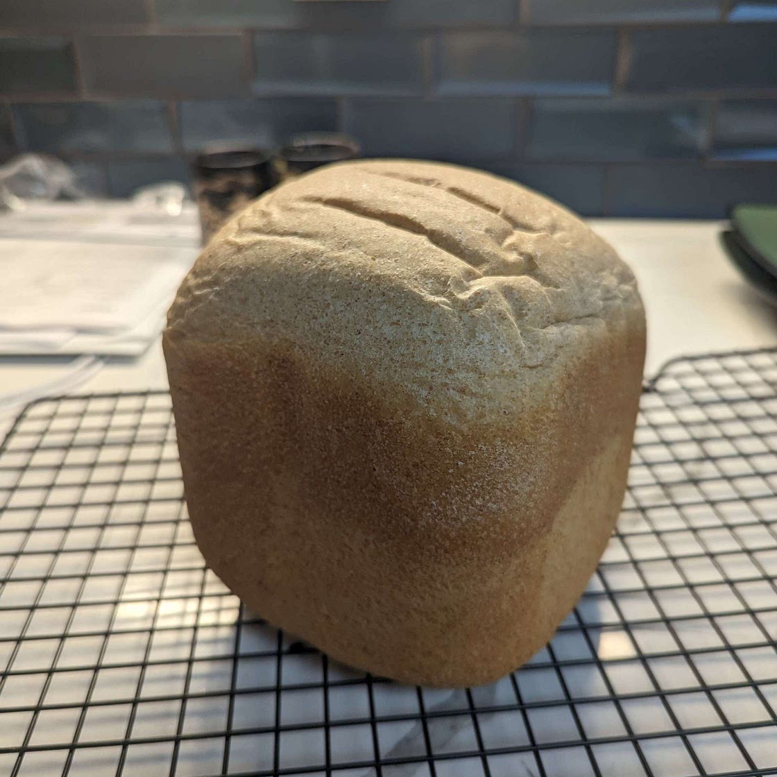 Honey Wheat Loaf (Bread Machine)
