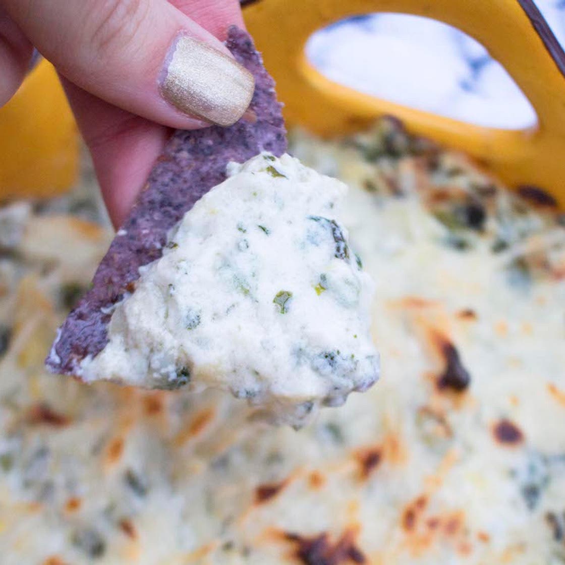 Vegan Spinach Artichoke Dip - Gluten Free & Dairy Free