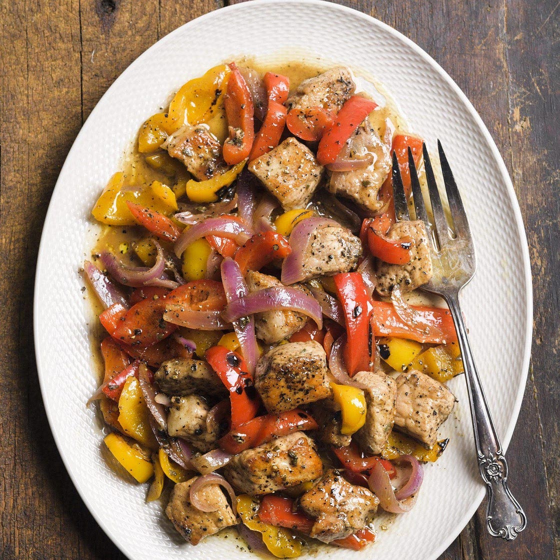Sweet Peppers & Pork w/ Sage & Honey
