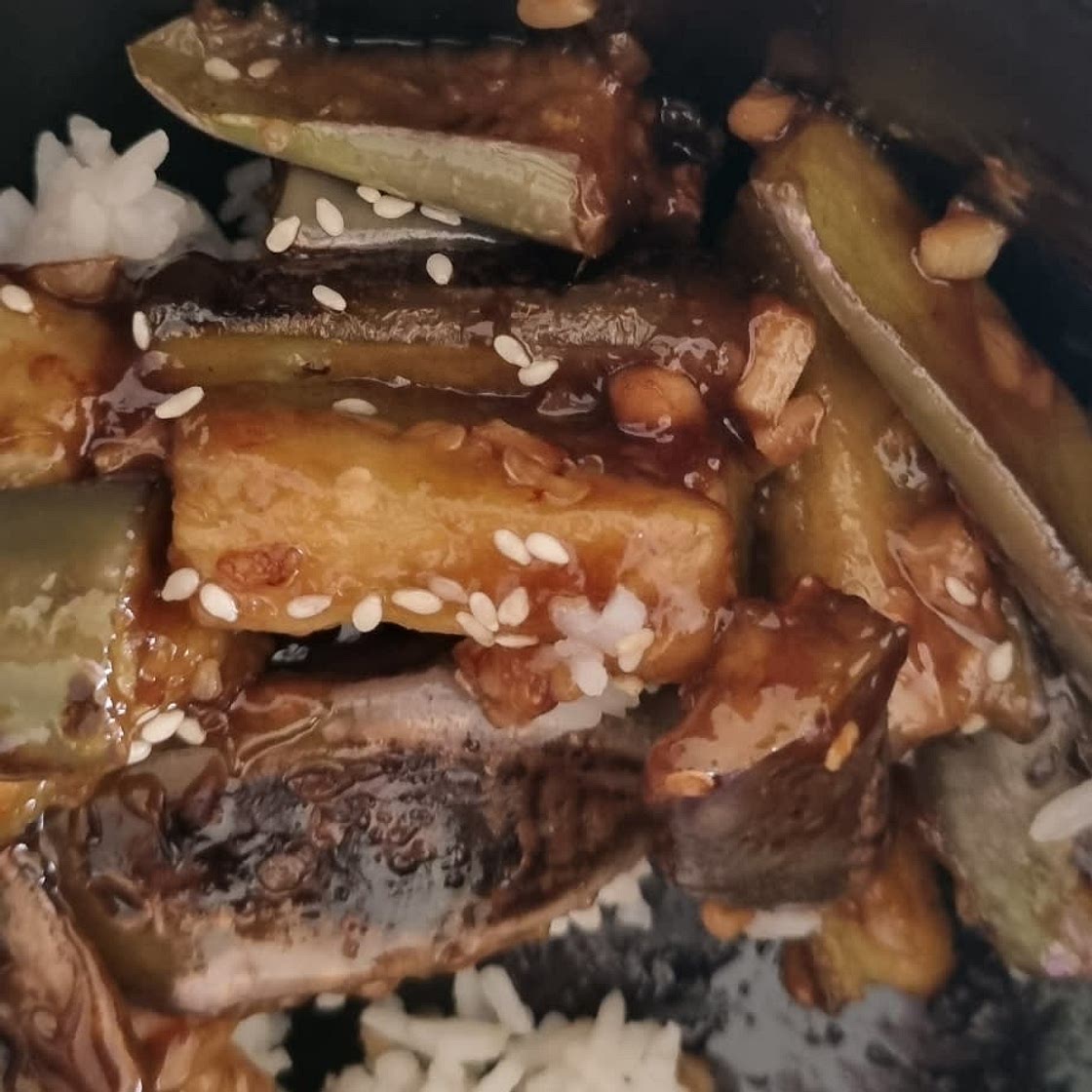 Chinese Eggplants in Chili Garlic sauce