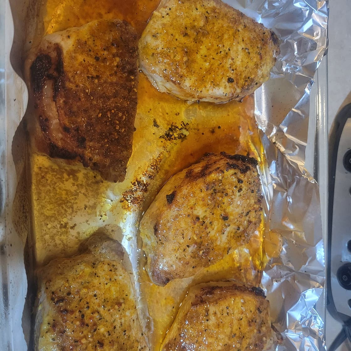 Oven Baked Boneless Pork Chops
