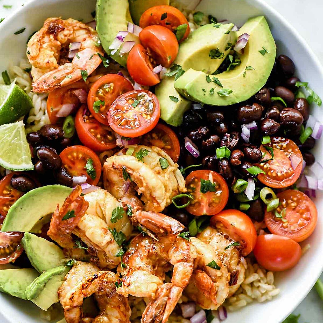 Chipotle Lime Shrimp Bowls