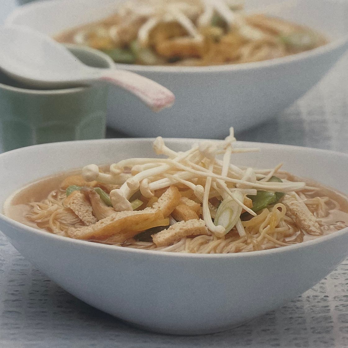 Japanese Vegetable Ramen Noodle Soup