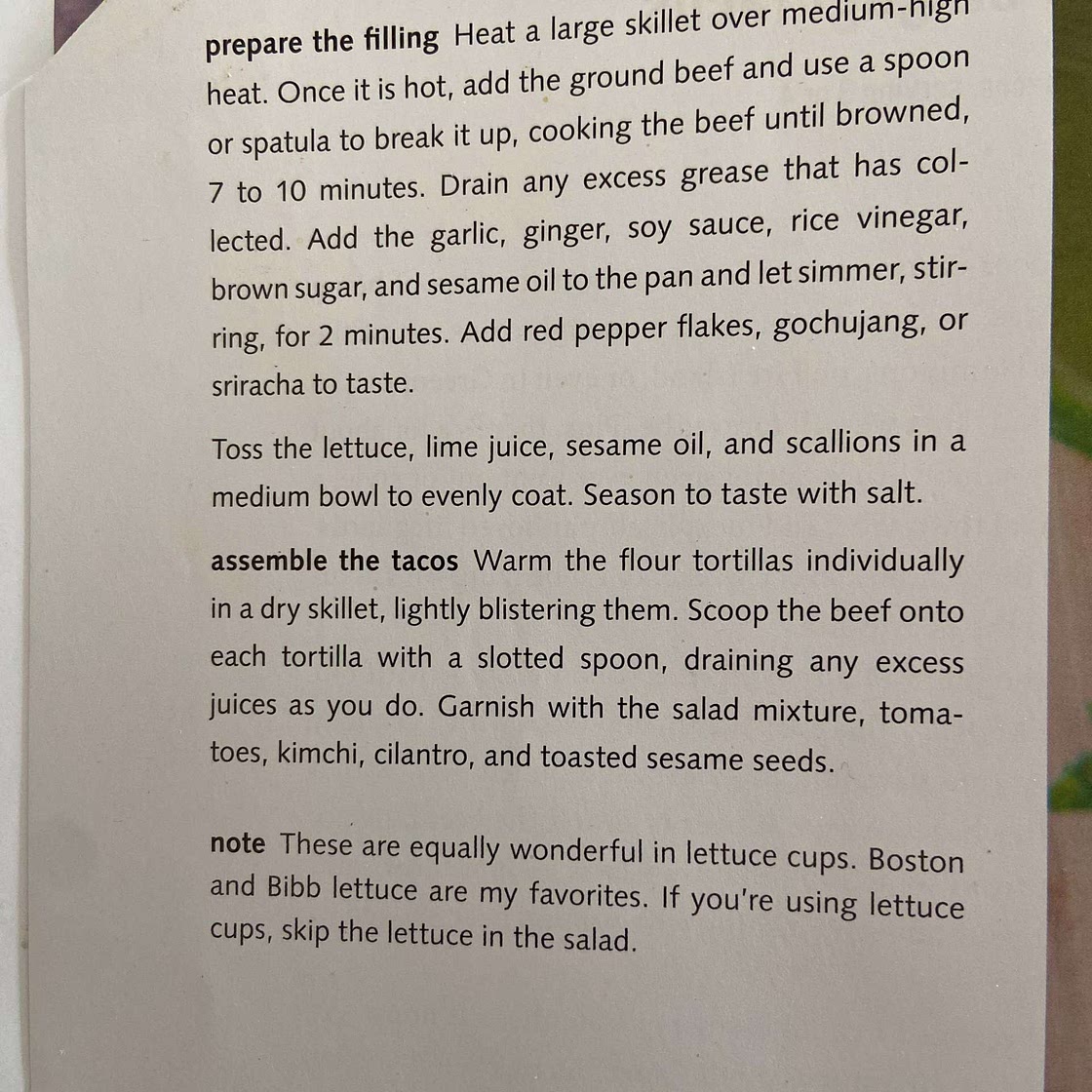 Sizzling Beef Bulgogi Tacos