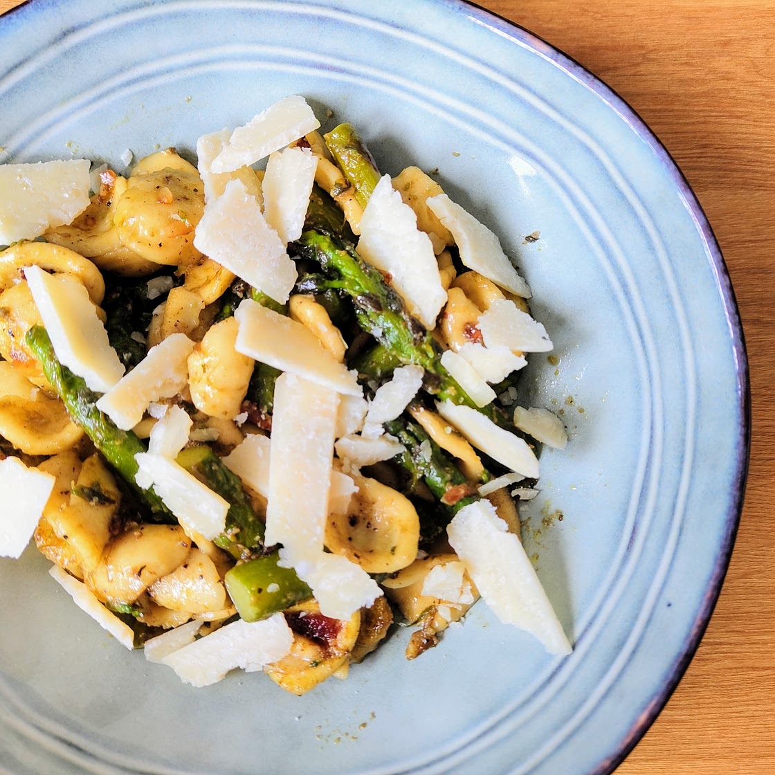 Orecchiette aux asperges vertes